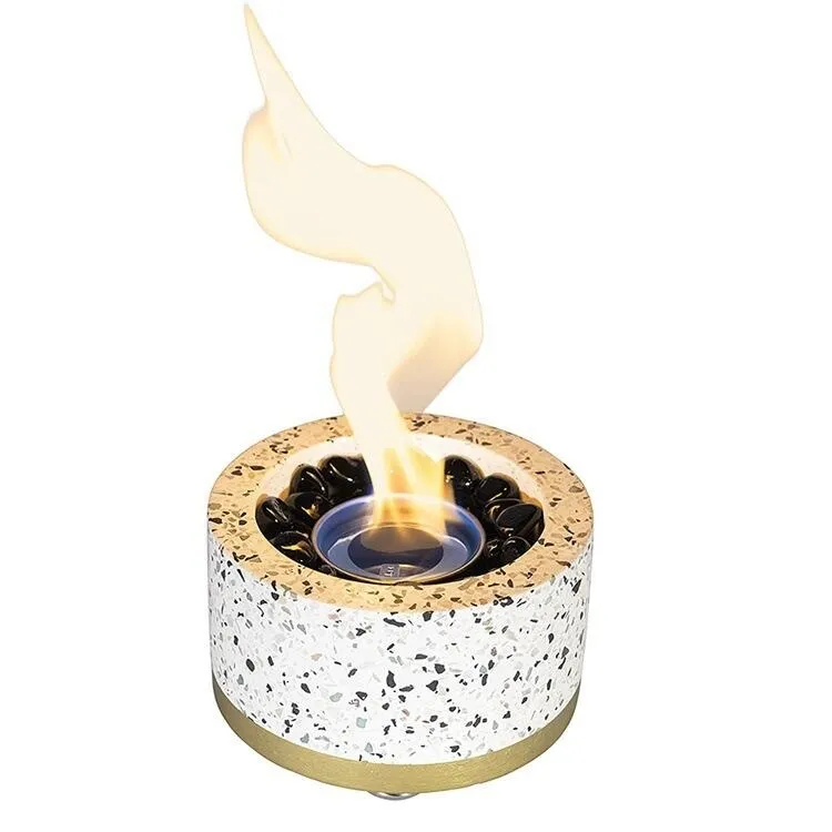 Outdoor Round Table Top Fireplace